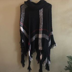Holiday poncho